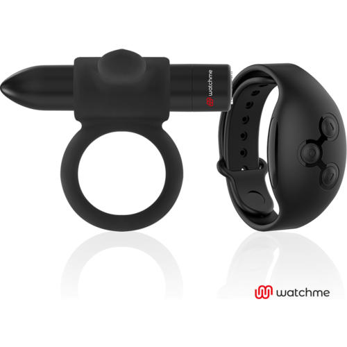 Cockring BLACK&SILVER CAMERON med fjernkontroll