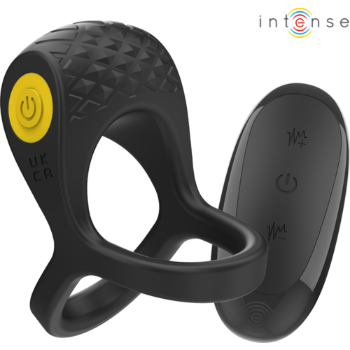 Cockring med vibrasjon INTENSE ALEX dobbel ring 10 moduser
