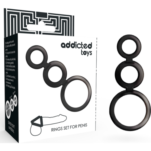 Cock Ring Set ADDICTED TOYS - Ringer for Penis