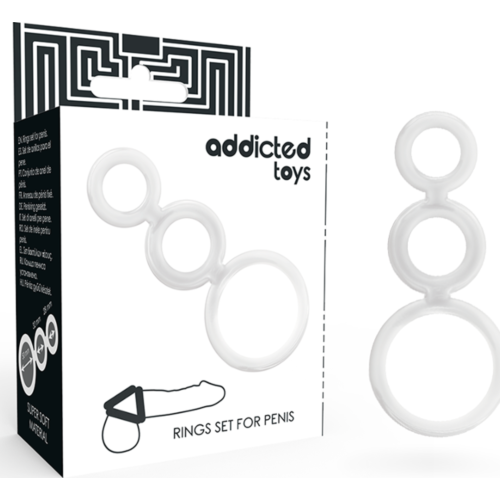 Cock Rings ADDICTED TOYS RINGS SET FOR PENIS