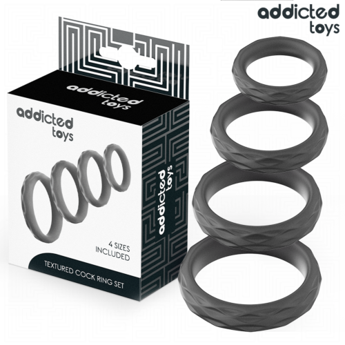 Cockring-sett ADDICTED TOYS med 4 størrelser