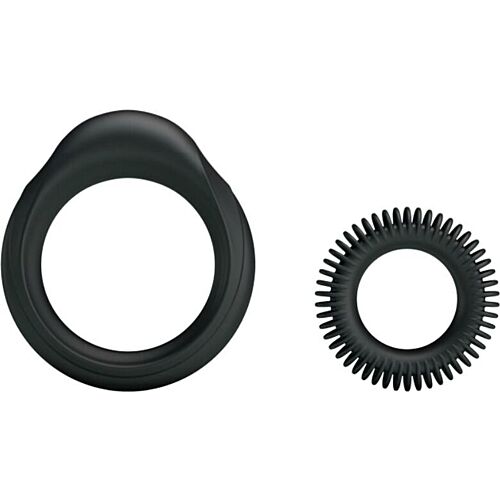 Cock Rings BAILE FOR HIM Set med 2 Silikonringer