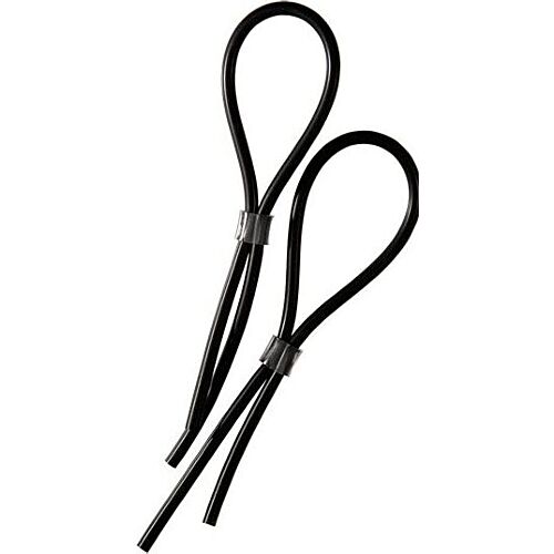 Elektro stimulering ElectraStim Rubber Adj. Cock og Scrotal Loops