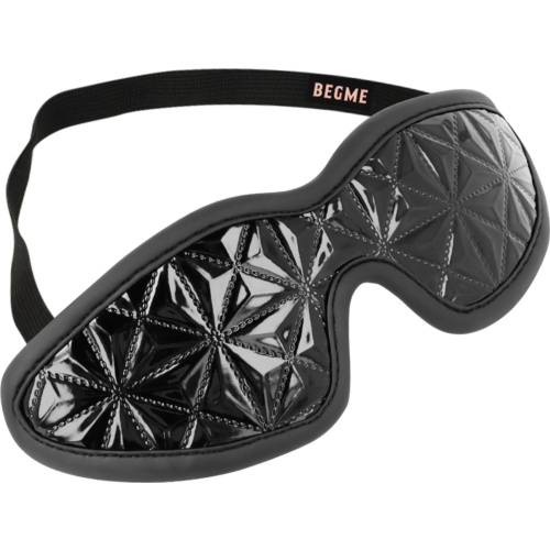 Blindmaske BEGME BLACK EDITION med neoprenfôr
