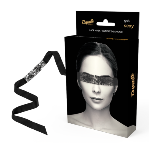 Masker COQUETTE ACCESSORIES Lace Mask Black