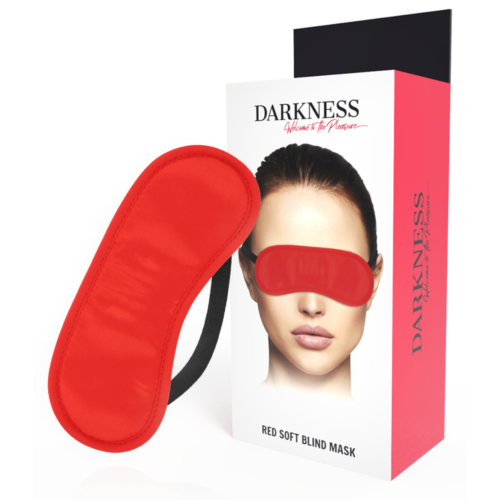 Øyenmaske DARKNESS BONDAGE med justerbar elastisk rem