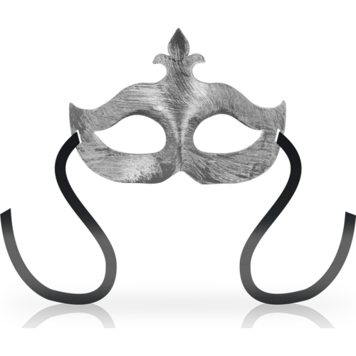 Bondage OHMAMA MASKS FLOWER DE LIS SILVER MASK