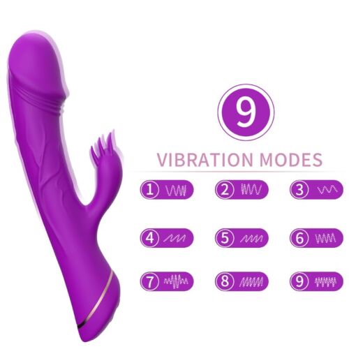 Vibrator ARMONY DILDO Rabbit med intens klitoris stimulering