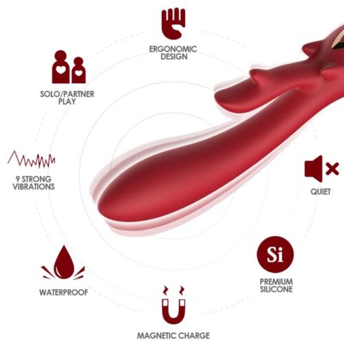Vibrator ARMONY ELK med kurvet form