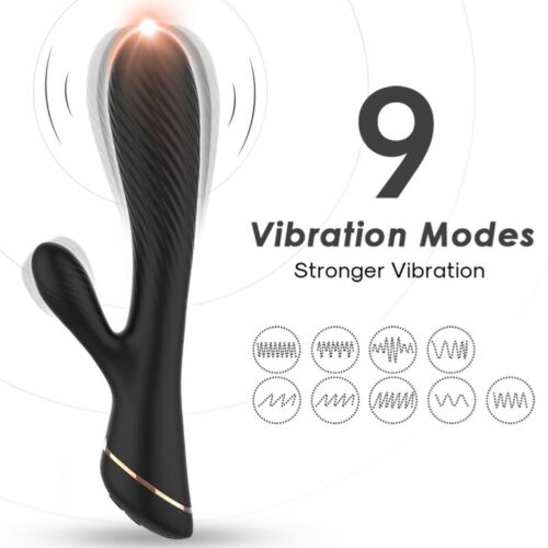 Oppdag Armony Rabbit Vibrator i Sort Silikon