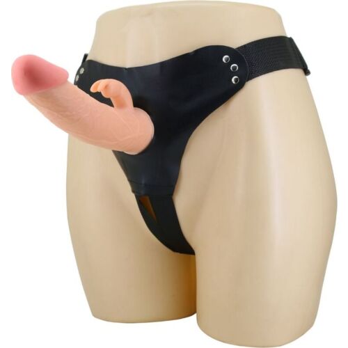 Dildo med sele Pretty Love Mavis 19 cm naturlig