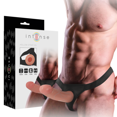 Hollow Harness INTENSE med dildo 16 x 3 cm