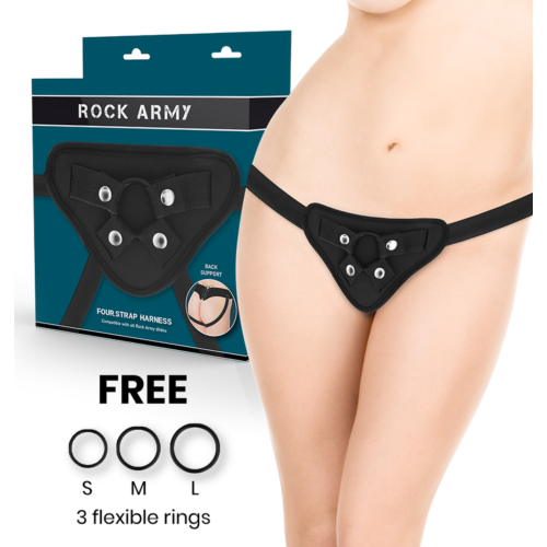 Justerbart arnes ROCK ARMY med fleksible ringer