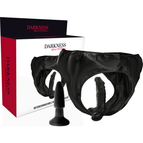 Braga DARKNESS SENSATIONS med byttbart dildo