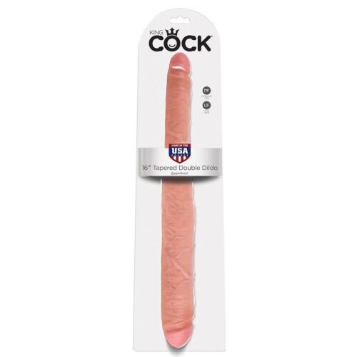 Dildo Doble King Cock 40.6 cm med realistisk følelse