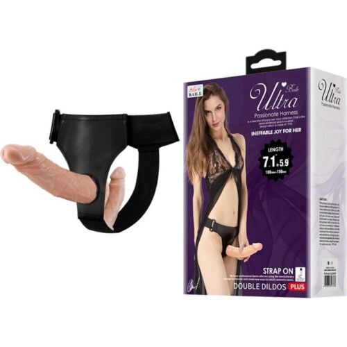 Dildo med Harness BAILE HARNESS COLLECTION - Dobbel stimulering