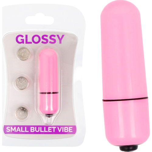 Vibrátor GLOSSY Small Bullet Deep Rose