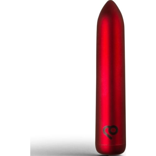 Vibrerende kule ROCKS-OFF Rechargeable Poppy Red
