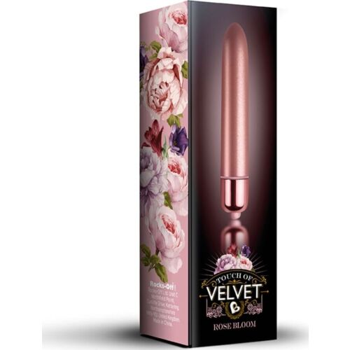 Vibrerende kule ROCKS-OFF Touch of Velvet med 10 hastigheter