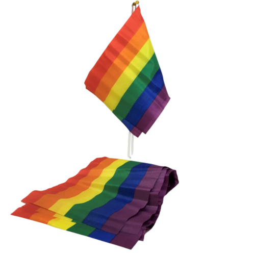 Funnet PRIDE Liten Flagg Banner med Homofil Stolthet