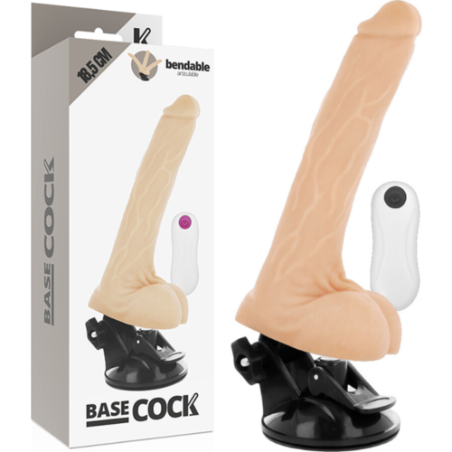 Vibrator Vibrator BASECOCK 18.5 cm med fjernkontroll
