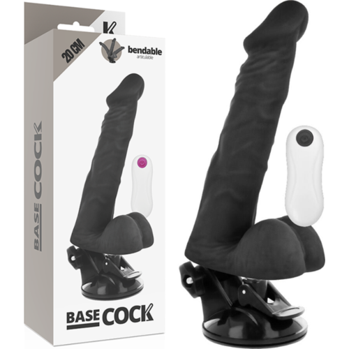 Dildo BASECOCK Realistisk Artikulert 20 CM