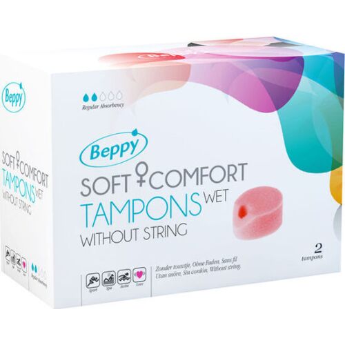 Tamponer Beppy Soft Comfort - 2 enheter med glidende gel