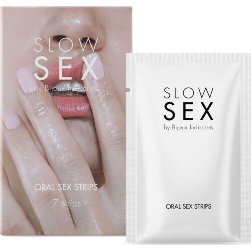 Oral Sex Strips BIJOUX SLOW SEX med mintsmak og kjølende effekt