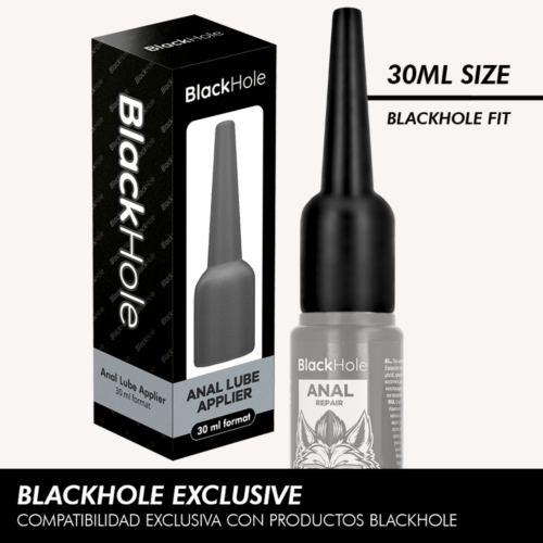 Anal Applikator BLACK HOLE S - Komfortabel smøreapplikasjon