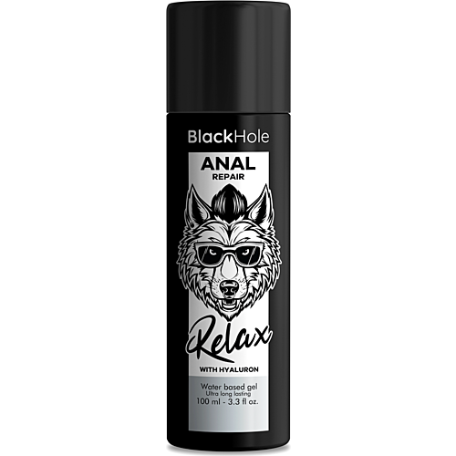Glidmiddel BLACK HOLE Anal Repair med Hyaluron