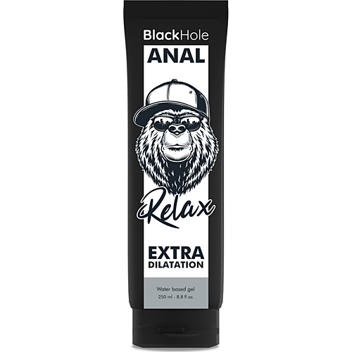Anal Lubricant BLACK HOLE - 250 ml med avslappende effekt
