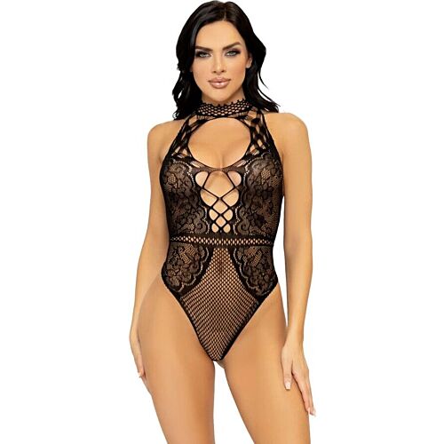 Bodystocking Leg Avenue Net og Blonde Halter