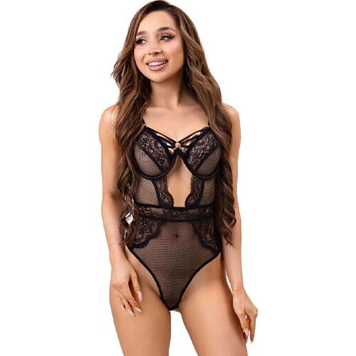Body LIVCO CORSETTI FASHION Paula med blonde detaljer