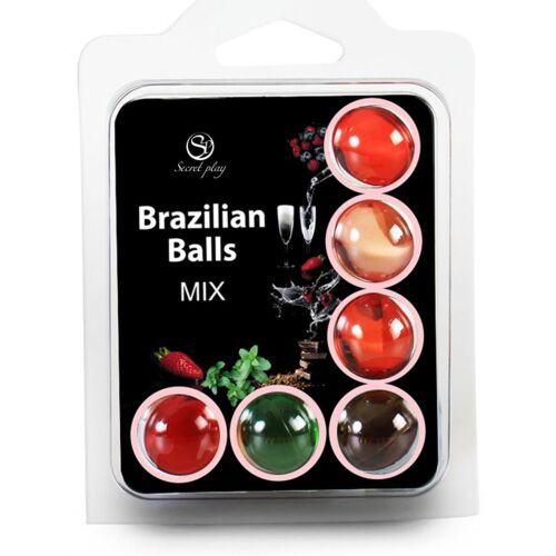 Glidemiddel SECRETPLAY BRAZILLIAN BALLS med varmeeffekt