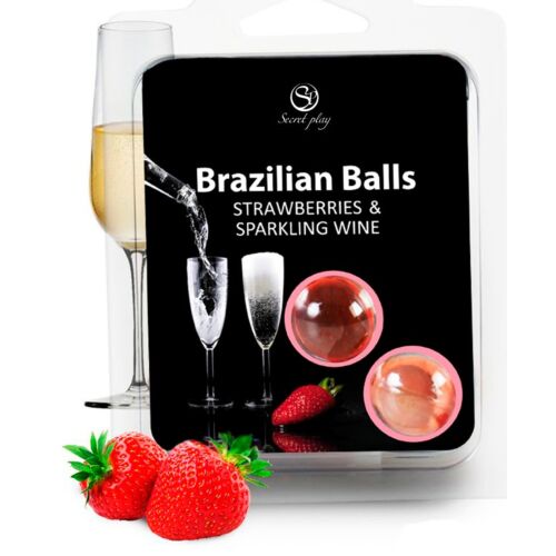 Brazilianske Kuler SECRETPLAY Jordbær og Champagne