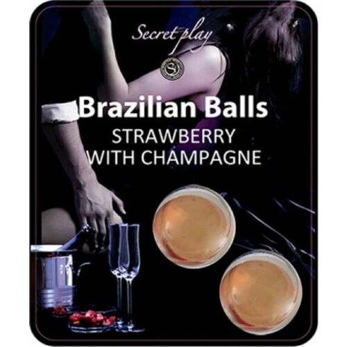 Brazilianske Kuler SECRETPLAY Jordbær og Champagne