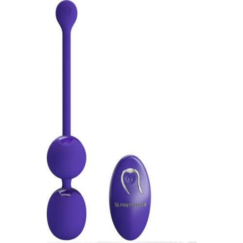 Silicone balls Pretty Love Willie Youth med fjernkontroll