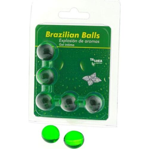 Intim gel TALOKA 5 Brazilian Balls med mintlukt