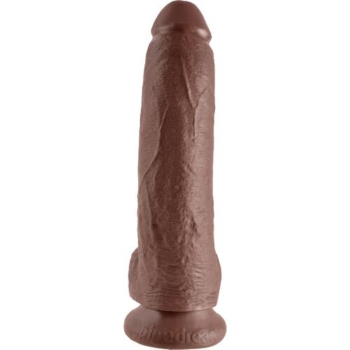 King Cock 9" realistisk penis brun 22,9 cm