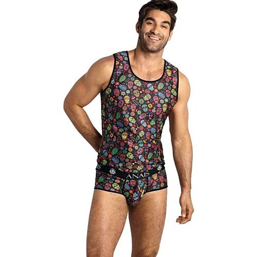 T-skjorte ANAIS MEN MEXICO TOP L med blomstermotiv