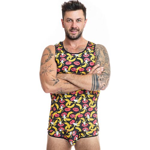 T-skjorte ANAIS MEN Banana Top S med bananprint