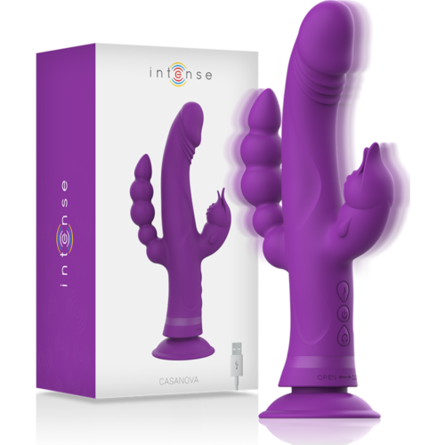 Rabbit vibrator INTENSE HIGH TECH Casanova med tredoble motorer