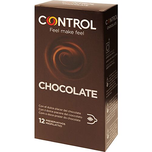 Kondomer Control Adapta Chocolate 12 enheter med sjokoladesmak