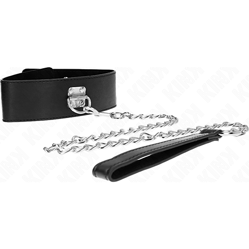Halsbånd KINK BASIC MODEL MED LEASH 65 CM