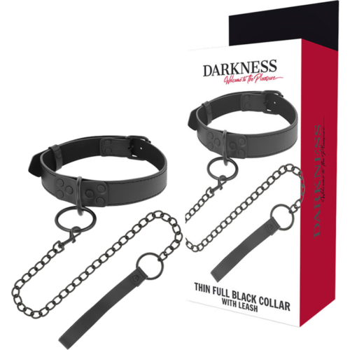 Krage DARKNESS BONDAGE med kjede