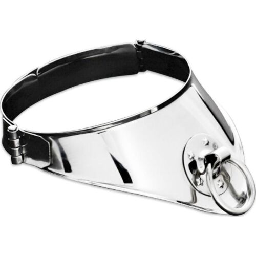 Halsbånd Metall Hard 12,5 CM med ring og hengelås