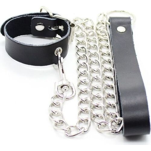 Bondage Ohmama Fetish Penis Halskjede med Lærrem