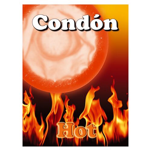 Kondom Dildos Assorted Hot Efecto Calor med varmeeffekt