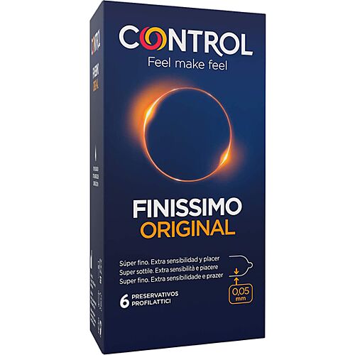 Preservativ Control Finissimo 6 stk med ekstrem følsomhet