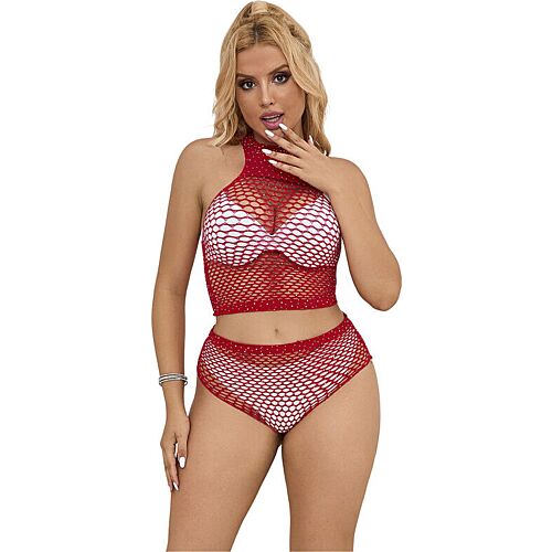 Lingerie Set SUBBLIME 952402 - Fiskenett med diamanter